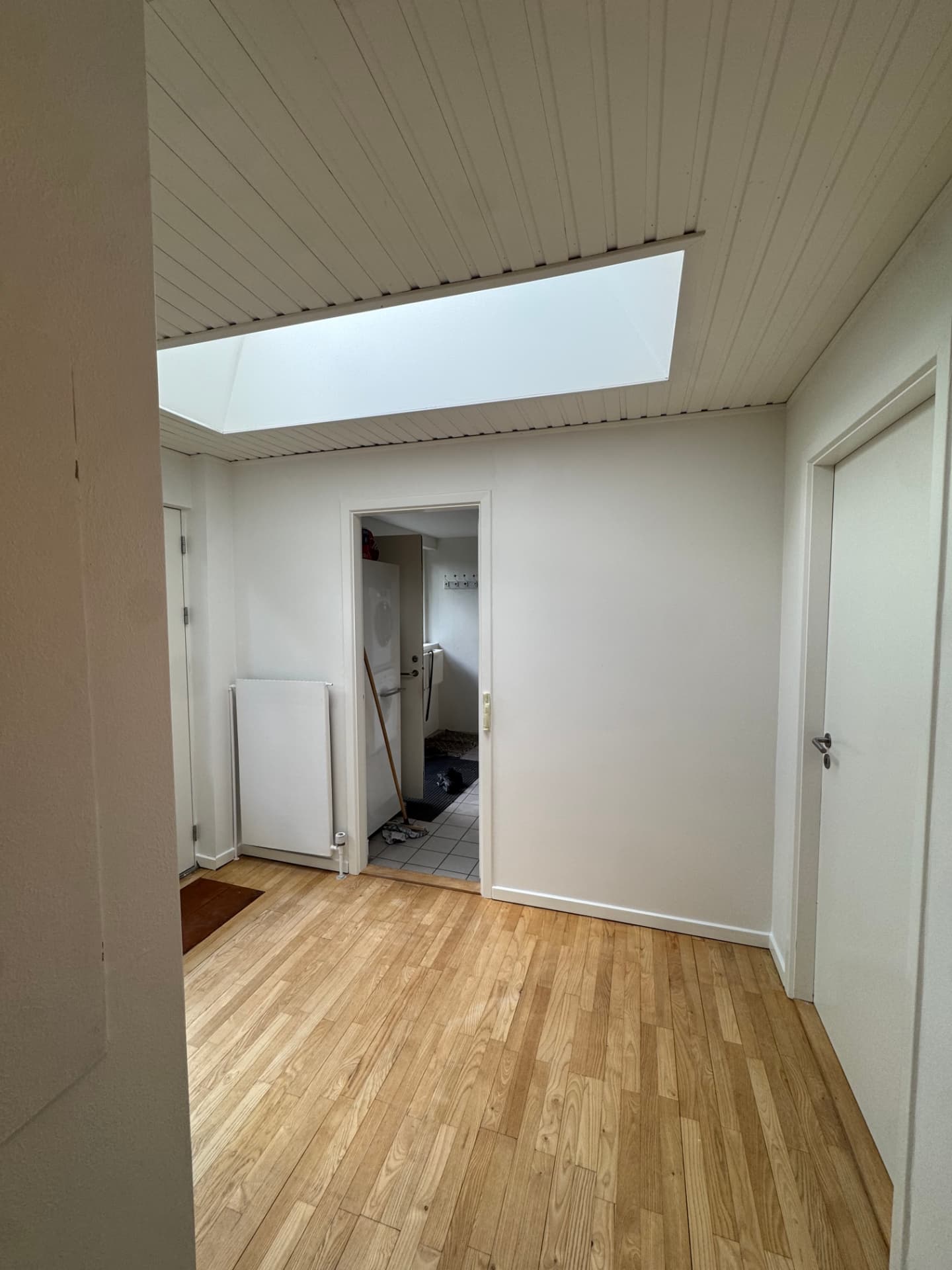 Færdig entré med ovenlys